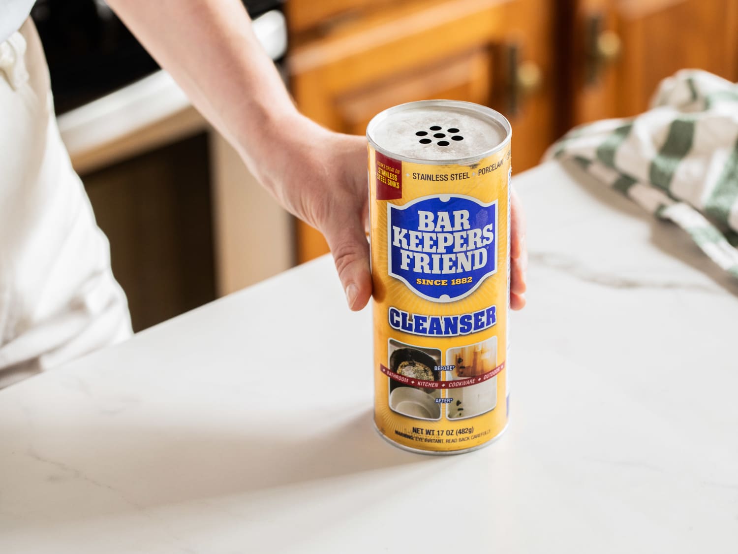 Use Bar Keepers Friend to Get Stains out of Coffee Mugs The Kitchn